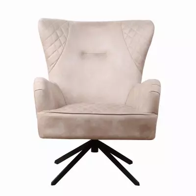 Moleskin Oyster Occasional Chair